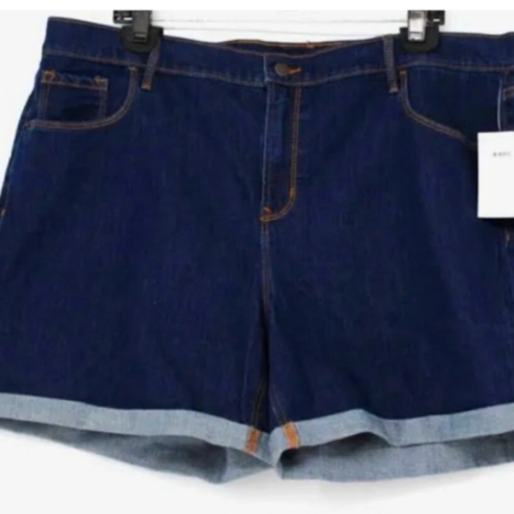 Dark Denim Old Navy  Cuffed Shorts 22